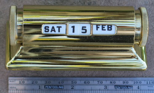 NICHOLS CALLENDAR FOR FOUNTAIN PEN DESK BASE